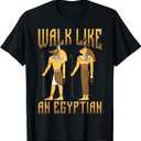 Egypt Funny Walk Like An Egyptian T-Shirt (Black, Large)