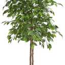 Maia Shop Artificial Tree Plant for House, Apartment or Office  Realistic Fake Indoor Plants for Living Room, Kitchen, Bedroom, Entryway, 5ft, Ficus