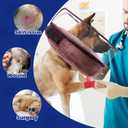 BARKLESS Dog Cone, Inflatable Dog Cone After Surgery for Large Breeds, Soft Surgery Collar with Enhanced Anti-Licking Guard Shield for Pets, Patented Protective Donut Collar (XL (Neck: 18"-23"), Coffee)