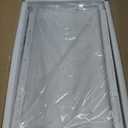 Expandable Cabinet Shelf Organizer Rack, Stackable Kitchen Counter Storage Shelves Stand, Adjustable Height Pantry Shelf Spice Rack (White, 2 Pack) (8.7''D*15.7-25.6''W*9.8''H)