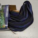 Toolasin Garden Hose 50ft, Non-Expanding, Lightweight, Leak-Proof Metal interface, No-Knots, Portable, Wear-Resistant, Sturdy, Flexible, Water Hose for Yard, Garden, Black Dark Blue