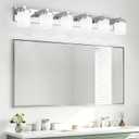 Modern Vanity Lights, Bathroom Light Fixtures Wall Sconce Light, 45 Inch : 6-lights
