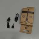 ZlideOn Zipper Pull Replacement - Black, Normal Multipack (4 Pieces) - Instant Zipper Replacement Slider for Metal Zippers