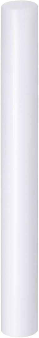 HARFINGTON Acrylic Clay Roller 9 Inch x 1 Inch Solid Non-Stick Plastic Round Tube Roller Polymer Clay Rod Fondant Rolling Pin for Shaping, Sculpting, Modeling DIY Crafts, White