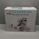 CASABREWS 3700 Essential Espresso Machine 20 Bar, Stainless Steel Cappuccino & Latte Machine with Steam Frother for Home, 43.9oz Water Tank, Coffee Gift for Women & Men, Silver