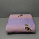 Tadpoles 3-Piece Girls Unicorn Quilt Set | 1 Twin Bed Size Quilt & 2 Standard Shams | Made of 100% Micro-Denier Polyester Fiber | Soft, Smooth & Durable | Ideal for Teens | Metallic Gold Unicorns (86x86 Inch (Pack of 1))