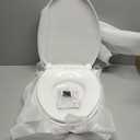 Aquatiz Elongated Toilet Seat with Built-in Toddler Seat, Soft Close Kids Toilet Seat Attachment, Ideal for Potty Training 