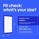 Filtrete 16x25x1 Air Filter, MERV 13 MPR 1900, Allergens, Bacteria, Viruses & Air Pollutants, 3-Month AC/Furnace Filters, Cleaner Air Reliable Airflow, 2 HVAC Filters(Act Size 15.62x24.62x0.78 in)