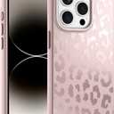 SCORPIFY for iPhone 15 Pro Max Case [Compatible with MagSafe] with Matte Nude Leopard Cheetah Print Design, Cute Magnetic Phone Cover for Women Girls, Beige Neutral Aesthetic, Cream Slim Bumper