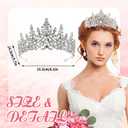 Halloween Princess Costume Accessories for Women,Princess Tiara Crowns Headband Long Gloves Sunglasses for Dress Up Bachelorette Party Favors Black