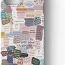 Bible Verse Collage Case for iPhone 14 Pro Max,Christian Jesus Quotes Pattern,Full Cover Smooth Tough PC Case for iPhone 14 Pro Max