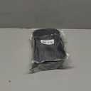 Square Silicone Air Fryer Liners 2 Pack, Compatible with Ninja AF141 181, 8.5 Inch Air Fryer Liners for COSORI 5-6.5 QT, Reusable Silicone Basket, Air Fryer Accessories (Black)