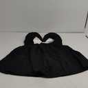 Wenrine Womens Summer Sleeveless Mini Dress Casual V Neck Bowknot Loose Babydoll Beach Dresses S