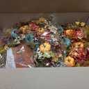 Fall Decorations for Home - 2Pcs 20" Fall Wreaths for Front Door, Half-Circle Autumn Wreath for Porch Wall Window Thanksgiving Farmhouse Indoor Outdoor Decor