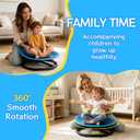 Spinning Chair for Autistic Kids,Swivel Chair for Kids, 220 lbs Weight Capacity, Autism Chair for Developing Physical Coordination, Sensory Toy Gift for Children with Autism and ADHD, 3+ Years (Blue)