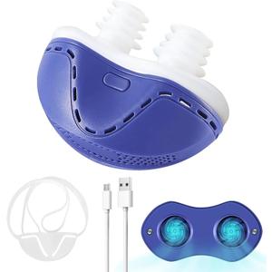 Anti Snoring Device - Mini - Variable Anti Snoring Aid - Upgraded StopSnoring Solution - Suitable for All Nose Shapes - Blue - D88