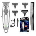 KEMEI Professional Beard and Hair Trimmer for Men, Cordless T-Blade Trimmers, Electric Hair Clippers for Barbers and Stylists, All Body Grooming Model 1949