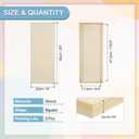 MECCANIXITY 2 Pack Wood Canvas Boards, 8x20 Inch Art Canvases Square Unfinished Wood Panel for Painting, Crafts, DIY Projects, Pouring Art