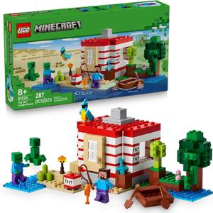 LEGO Minecraft The TNT Jungle House Building Toy - Minecraft Toy for Boys and Girls, Ages 8+ - Gift for Birthdays - Video Game Playset for Fans - 21275