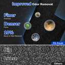 Fil-fresh 2-Pack MK01 & MK06 Replacement Filter, Compatible with AROEVE MK01 & MK06, ToLife TZ-K1, Kloudi DH-JH01 Air Purifier, 4-in-1 H13 True HEPA & Activated Carbon, Smoke Removal Version (Grey)