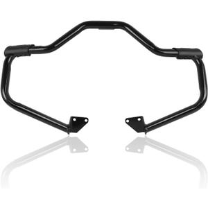 Crash Bar for Harley Dyna 2006-2017, 1 1/4" Highway Footpegs Engine Guard Protector for Low Rider, Wide Glide, Fat Bob, Street Bob, Super Glide, Switchback, CVO Fat Bob (Black)