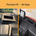 Golf Cart Dashboard Tray for Evolution D5 Maverick & Ranger  Injection-Molded Glass Fiber Reinforced, Matte Leather Finish, 3D-Scanned Custom Fit