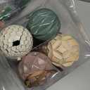 12 Pcs Neutral Textured Christmas Ball Ornaments 3.15 Inch Rustic Boho Sage Green Ivory Nude Mauve Xmas Bulbs Farmhouse Distressed Xmas Tree Baubles Vintage Antique Modern Christmas Decor