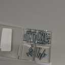 60 Pcs 4 Sizes #8-32 Machine Screws Knob Screws Cabinet Electricians Screws, Carbon Steel Zinc-Plated Phillips Pan Head Machine Screws Assortment Kit