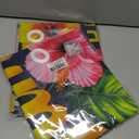 2 x Hello Summer Backdrop Banner 71 x 43 inch Flower Butterfly Hello Summer Outdoor Decorations Supplies Tropical Beach Hawaiian Party Themed Photo Booth Props