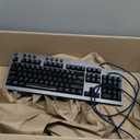 Lenovo GY40T26478 Legion K500 RGB Mechanical Gaming Keyboard, 3 ZONE Full-size Keyboard, 7 user Programmable Hot Keys; 16.8 Million Colors, 50 Million-Click Red Mechanical Keys, Detachable Palm Rest