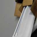 LazBlinds No Drill Zebra Blinds for Windows 21.5" W x 64" H, White