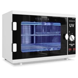 UV Sanitizer Cabinet. Dual Lamp Ultraviolet Disinfection Cabinet with Timer Setting, Suitable for Disinfection of Various Items