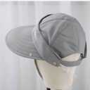 360 Full Protection Sun Hat for Women UV Protection, UPF50+ Ultimate Sunshield, Sun Visors, Bucket Hat for Man Fishing Hat Hiking Hat Women Summer Hats Detachable Multi-Functional Design (Grey)