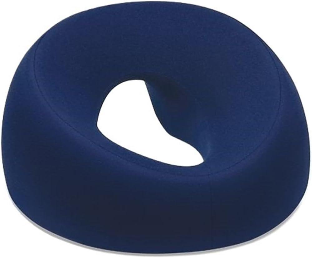 Ergonomics Lying Down Pillow Memory Foam Breathable Head Rest Support Pillow Body Massage Face Rest Beauty Salon ﻿(Blue)