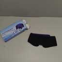 Cooling Gel Eye Mask Sleep: FSA -HSA Eligible, Cold Compress for Puffy Eyes & Migraine Relief - Reusable Gel Sleeping Mask for Dark Circles & After Surgery, Flexible Ice Pack for Eyes, Face (Blue)