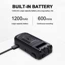 Mini Body Camera 1080P with Audio & Video Recording Small POV Cam with 64G Card - Wearable Personal Portable Cameras Recorder DV - Night Version Camcorder for Security Work Records Guard Traveling