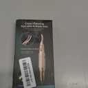 2 in 1 Heated Eyelash Curlers and Eyebrow Trimmer for Women, Electric Eyelash Curler with 2 Temperature Modes Anti-Burn USB Rechargeable Heated Eyelash Curler, Ideal Gift for Women (Black)