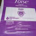 Poise Incontinence & Postpartum Pads for Bladder Leaks, 7 Drop Ultra Absorbency, Long Length, 78 Count