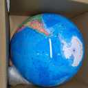 World Globe for Children and Adults, 12 inch Educational Spinning Earth Map with Stand, Self-Assembled Interactive World Globes for Kids Learning, Classroom, Students Desk, Room and Office Decor
