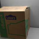 Yihui Arts Nautical Canvas Wall Art Hand Painted Navy Blue and White Coastal Painting Modern Abstract Tree Artwork for Living Room Bedroom Hall Way Decor (20"L x 20"W)