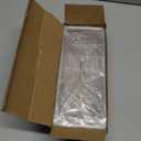 UTTH-DTTK Clear Cotton Ball and Swab Holder 3 Divided Compartments with Lid, , Waterproof Bathroom Organizers Small Plastic Storage Containers, Vanity Makeup Organization (A)