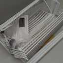 ClosetMaid 97535 Wall or Door Adjustable (8) Basket Organizer, 6.614-Inch D x 77.165-Inch H x 17.992-Inch W, White