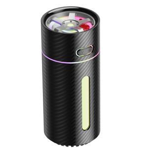 Rim GT Auto Portable Mini Humidifier with fidget spinner,Cool Mist,Rechargable,USB Powered,relieve pressure and stress,Cool Steam for Bedroom Desk,Office,Car,Outdoor Travel (Space Grey) (No Charger)