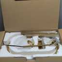 Modern Pendant Lighting Gold Hanging Light Fixture for Sloped Ceiling,Brass Pendant Lighting Fixture Pendant Chandelier Globe Pendant Light for Kitchen Island,Dinning Room Bedside Lighting (White)