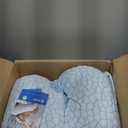 QUTOOL Enhanced Cooling Pillows Queen Size Set of 2,CertiPUR-US Shredded Memory Foam Pillows 2 Pack for Hot Sleeper, Adjustable Bed Pillow for Side, Back, Stomach Sleepers Support Yet Soft, Home Gifts (Blue-ice Plus)