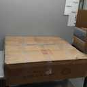 Keonjinn 26 Inch White Medicine Cabinets with Mirror for Bathroom, Round Farmhouse Medicine Cabinet, Circular Surface Mount Medicine Cabinet Only, White Metal Framed Medicine Cabinets with Mirror