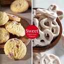 Broadway Basketeers Gift Basket  Kosher Gourmet Snack & Chocolate Food Gifts for Women, Men, Family, Thank You, Corporate (6" x 6" x 15")