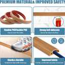 Floor Cord Covers for Wires 10FT Cable Hider Wire Cover Self Adhesive Cord Hider Floor for Offices, Homes, Workshops, Warehouses Cable Cavity 0.39" W x 0.27" H