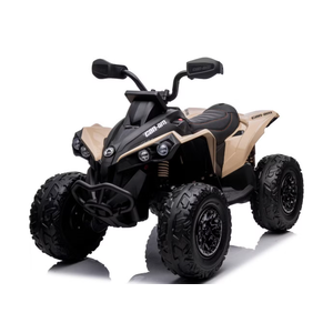 24V Powered Ride on Car for Kids Bombardier Licensed Can-Am 4 Wheeler Quad Electric Vehicle, with Remote Control ATV