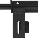 Heavy Duty Barrel Bolts Safety Door Lock, 6.7 Inch Slide Bolt Gate Latch with Padlock Hole,Solid SUS304 Stainless Steel Barrel Bolt Latch for Wooden Fence, Yard Door, Barn Door, Shed Door, Interior